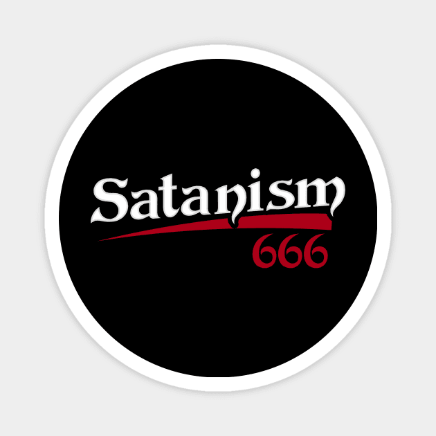 Merry Antichristmas I Satan Claus I Satanism Baphomet design Magnet by biNutz